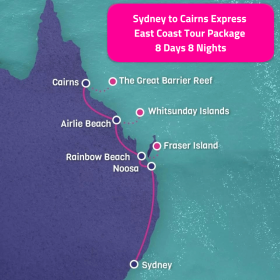 Sydney to Cairns East Coast Express Tour | 8 days 8 nights Sydney to Cairns East Coast Express Tour | 8 days 8 nights