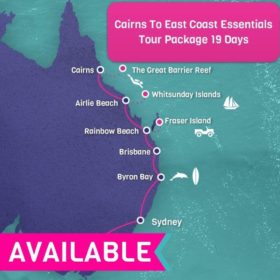 Cairns to Melbourne East Coast Essentials Tour Package - 19 Days