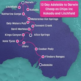 13 Day Adelaide to Darwin Cheap as Chips Including Kakadu and Litchfield National Park 13 Day Adelaide to Darwin Cheap as Chips Including Kakadu and Litchfield National Park