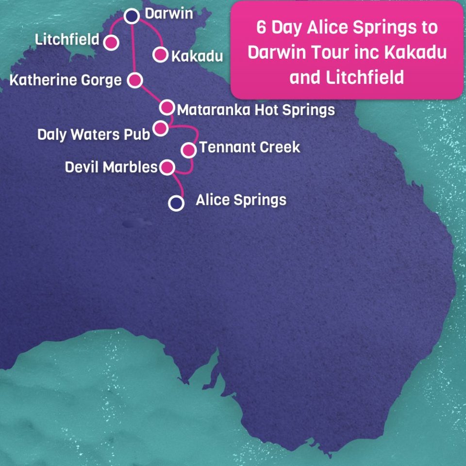 6 Days Alice Springs to Darwin Tour 1075