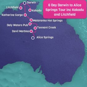 6 Day Darwin to Alice Springs including Kakadu