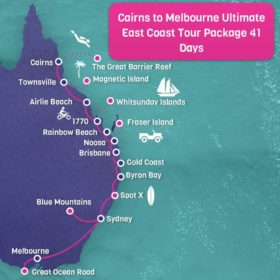 Cairns to Melbourne ULTIMATE East Coast Tour Package - 41 days Cairns to Melbourne ULTIMATE East Coast Tour Package - 41 days