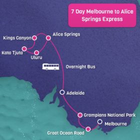 7 Day Melbourne to Alice Springs Express
