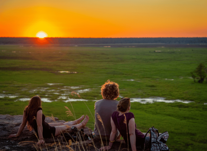 Kakadu National Park people watching sunset