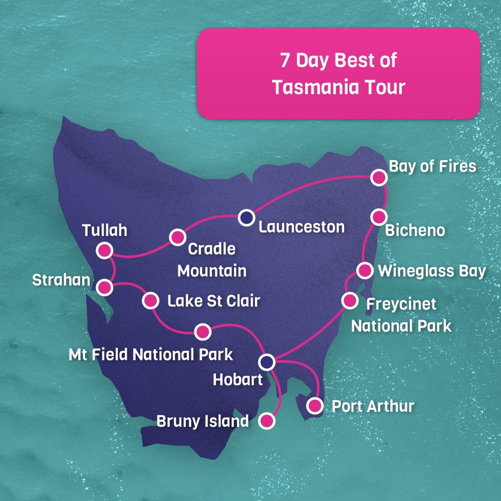 tasmania road trip 7 days