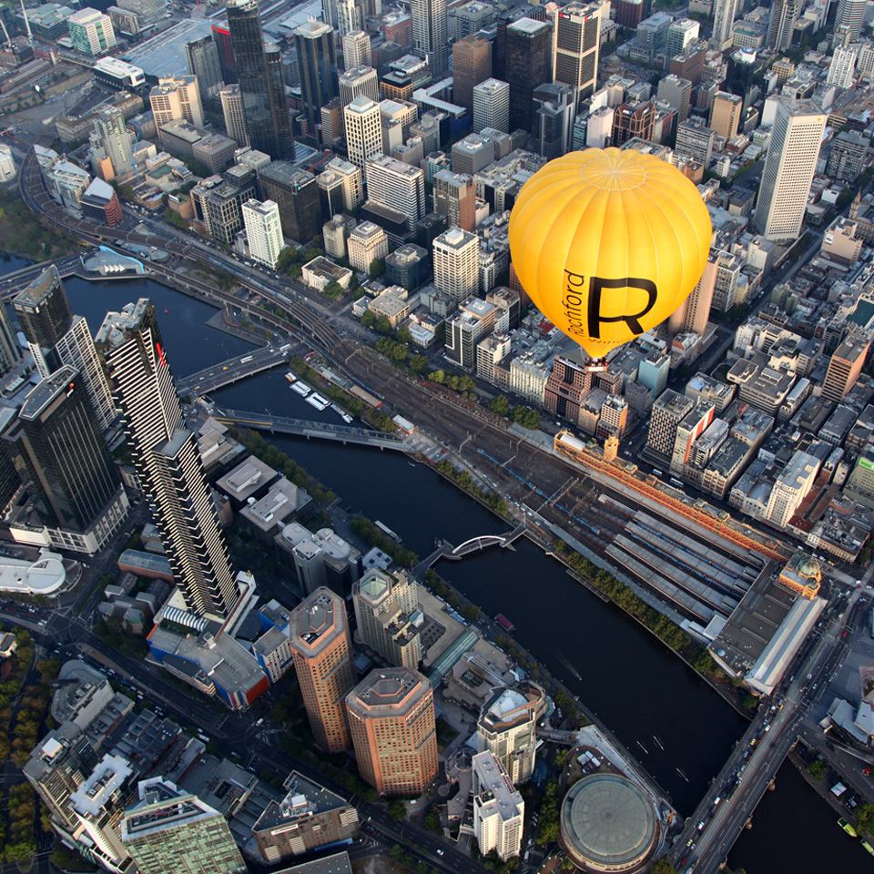 Hot Air Balloon Ride over Melbourne or Yarra Valley from 365