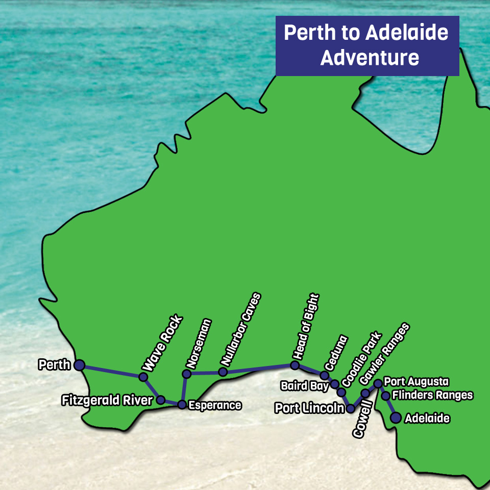 Perth to Adelaide Tour Ultimate 9 Day