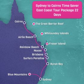 Sydney to Cairns Time Saver East Coast Tour Package - 22 days