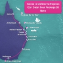 26 Day Cairns to Melbourne Tour