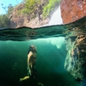Swimming at Florence Falls
