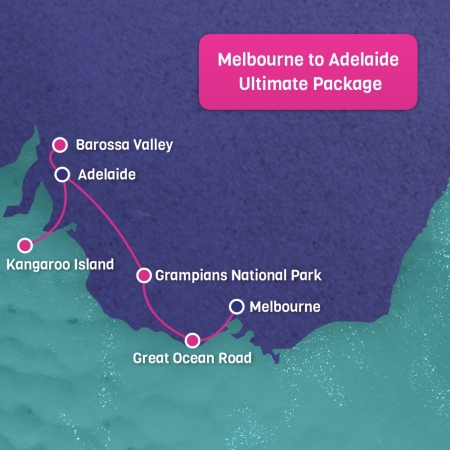Ultimate Tour Package Melbourne to Adelaide