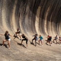 Surfing Wave Rock
