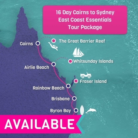16 Day Cairns to Sydney East Coast Essentials Tour Package